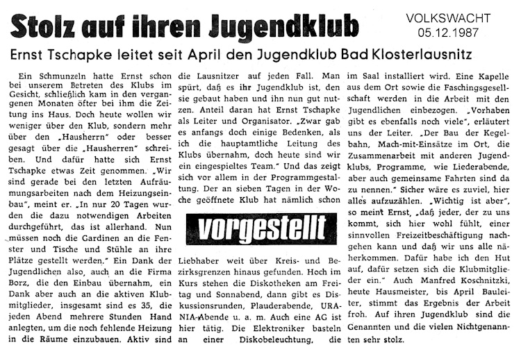 Volkswacht vom 05.12.1987