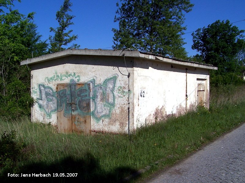 Reste ehemaliger Bauwerke in der LMuna