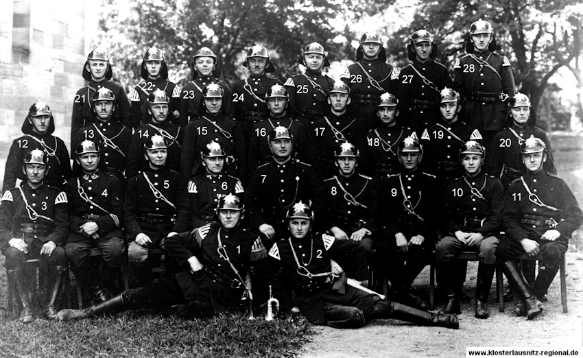 Freiwillige Feuerwehr Klosterlausnitz Foto vermutlich 1902